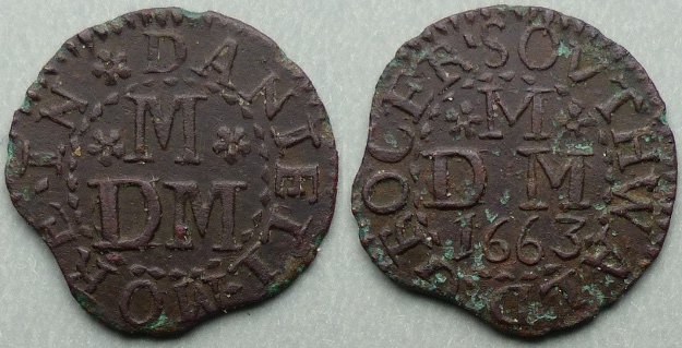 Southwold, Daniell More 1663 farthing